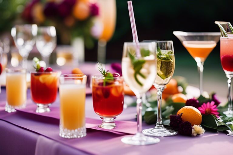 What is bridal party drinks? Beverage Options Explored