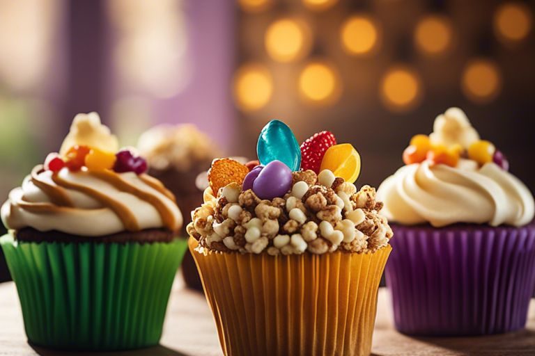 What are some unusual combinations of flavors that work surprisingly well in cupcakes?